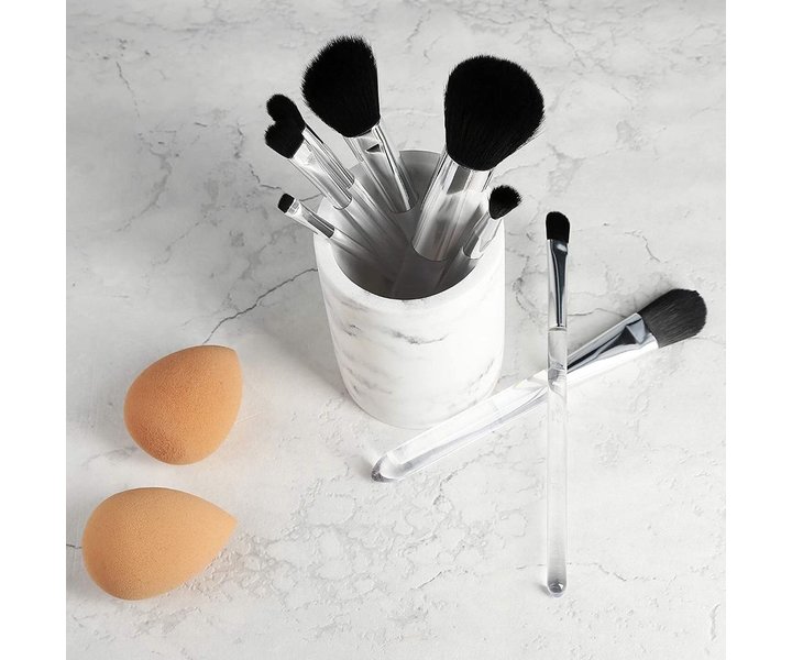 Make-Up Brush Set Wit - 8st