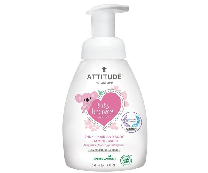 Baby Leaves 2 in 1 Parfum vrije Foaming Wash - 295ml