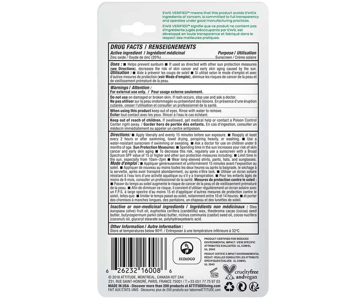Gezicht & Lippen Zonnebrand SPF 30 - Parfumvrij - 18.4g