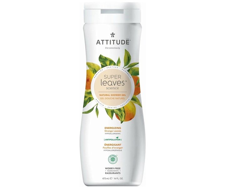 Super Leaves Energising Orange Douchegel - 473ml
