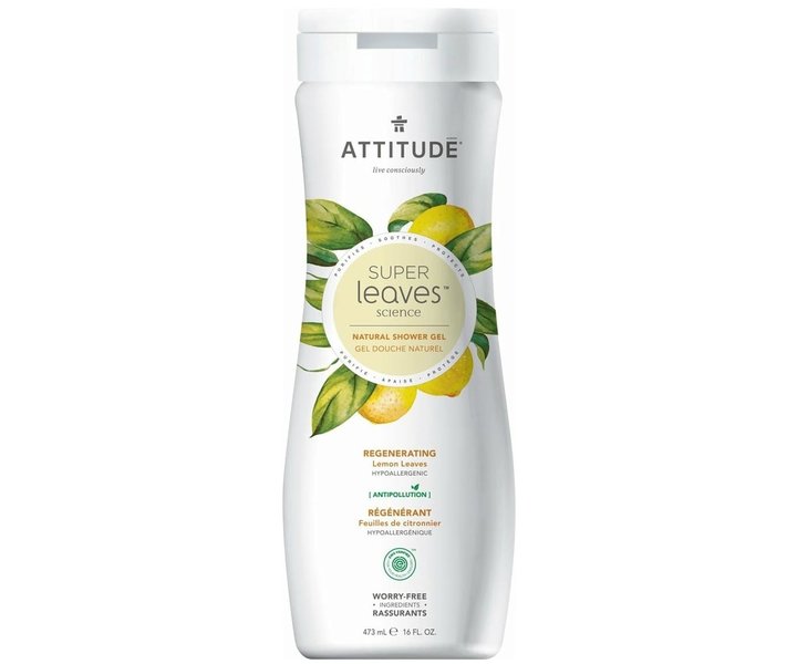 Super Leaves Regenerating Lemon Douchegel - 473ml