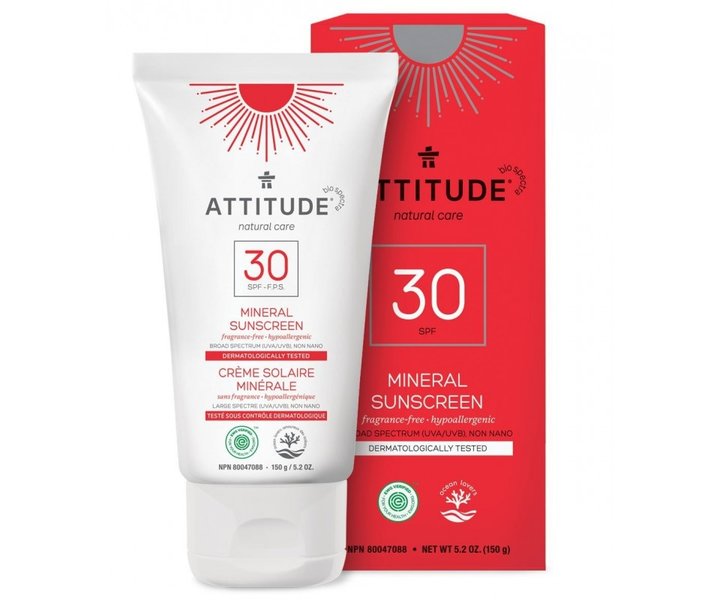 Mineral Sunscreen SPF30 Parfumvrij - 150gr.