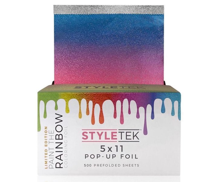 Voorgevouwen 5x11 Pop Up Rainbow Folie - 500st