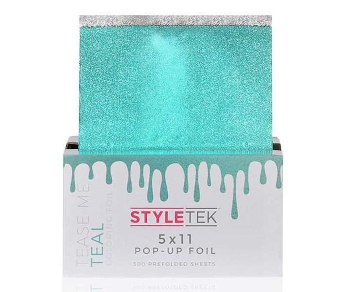 Voorgevouwen 5x11 Teal Pop Up Folie - 500st
