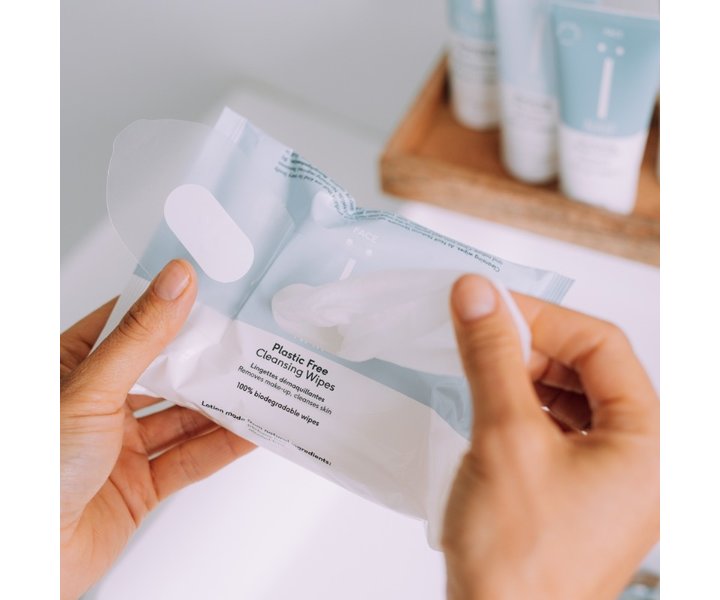 Plastic Free Cleansing Face Wipes - 25st.