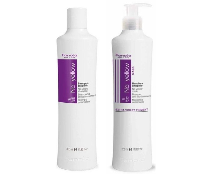 No Yellow Shampoo & Mask Set - 350+350ml