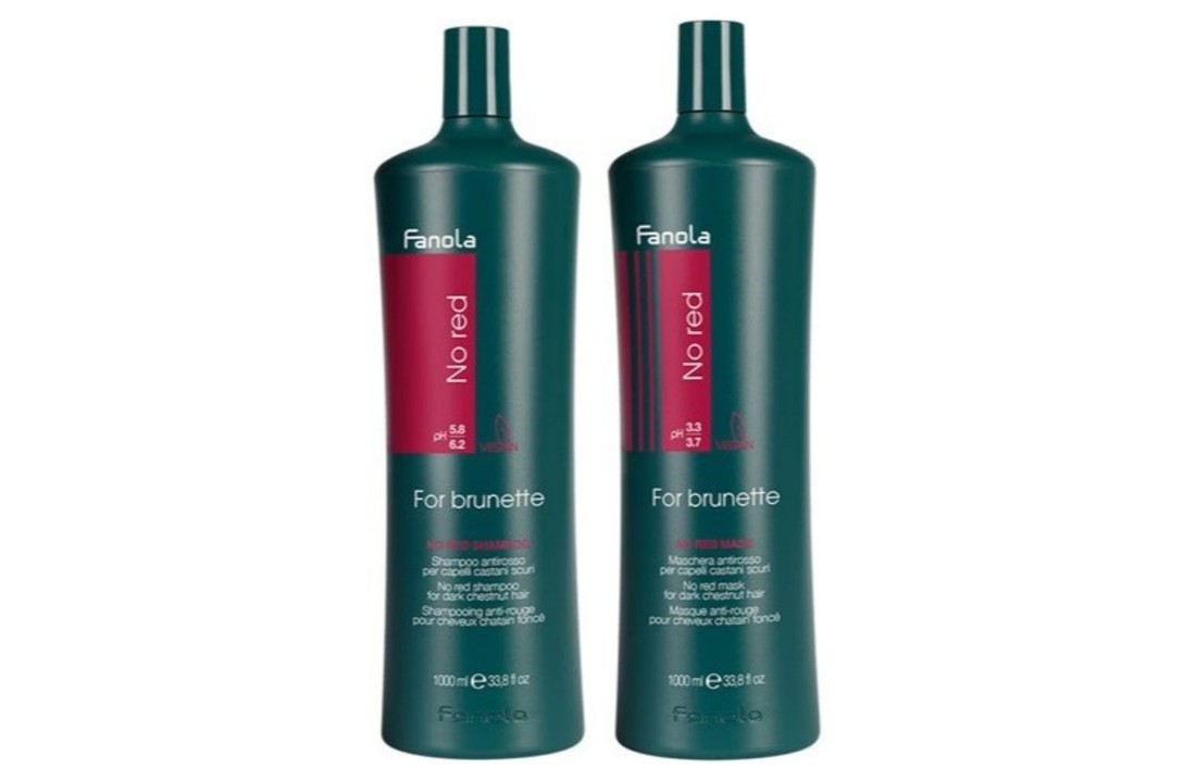 No Red Liter Set - For Brunette - 2X1000ml