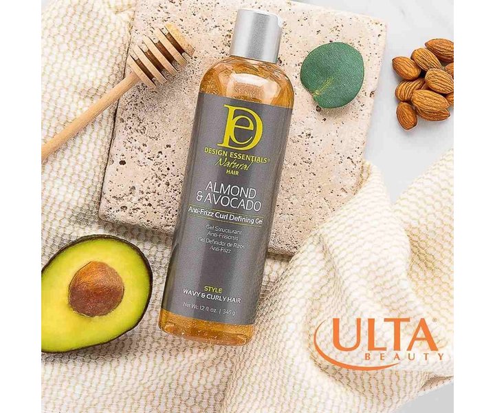 Natural Almond & Avocado Anti Frizz Curl Defining Gel - 345gr.
