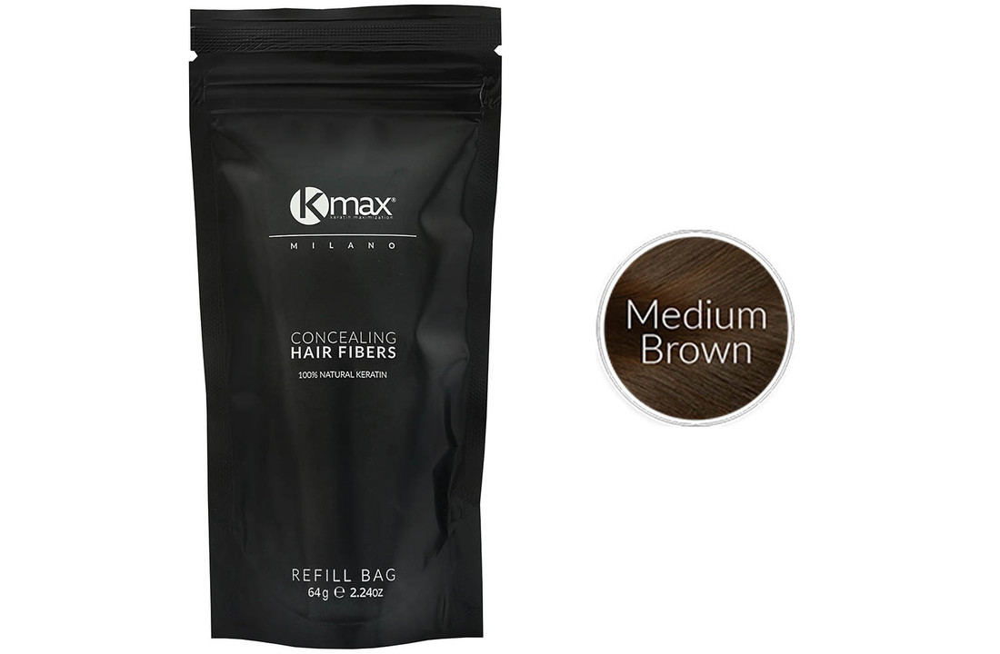 Keratin Hair Fibers Medium Brown