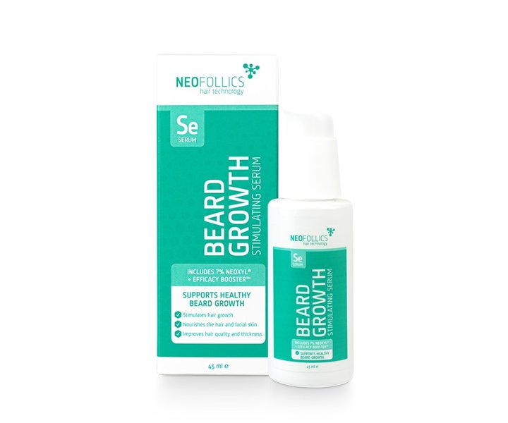 Beard Growth Stimulating Serum 2x45ml + Dermaroller 0.5mm