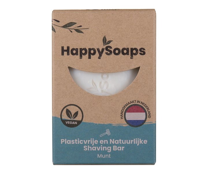 Happy Shaving Bar Munt - 80g