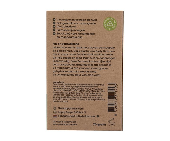 Body Oil Bar Aloe Vera You Much - 70g