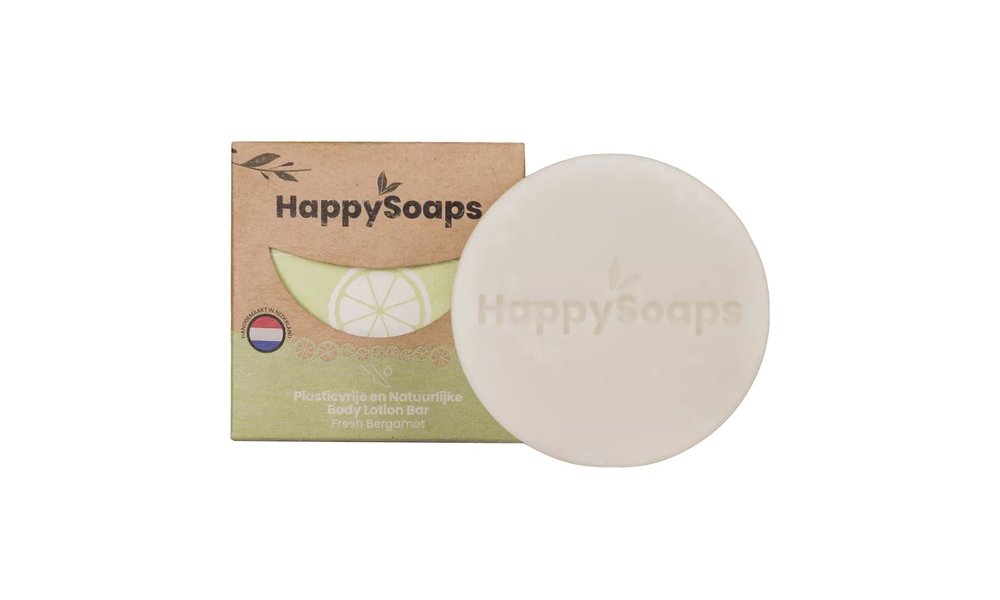 HappySoaps Fresh Bergamot Body Lotion Bar in huis? €9,99