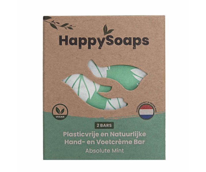 Absolute Mint Hand- en Voetcrème Bar - 40gr