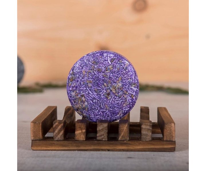 Shampoo Bar & Zeep Houder - Donker Hout