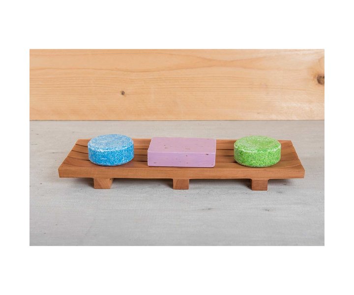 Mahonie Hout Shampoo Bar & Zeep Houder