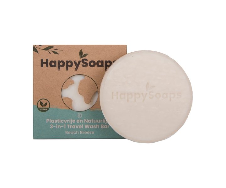3-in-1 Travel Wash Bar - Beach Breeze - 40g