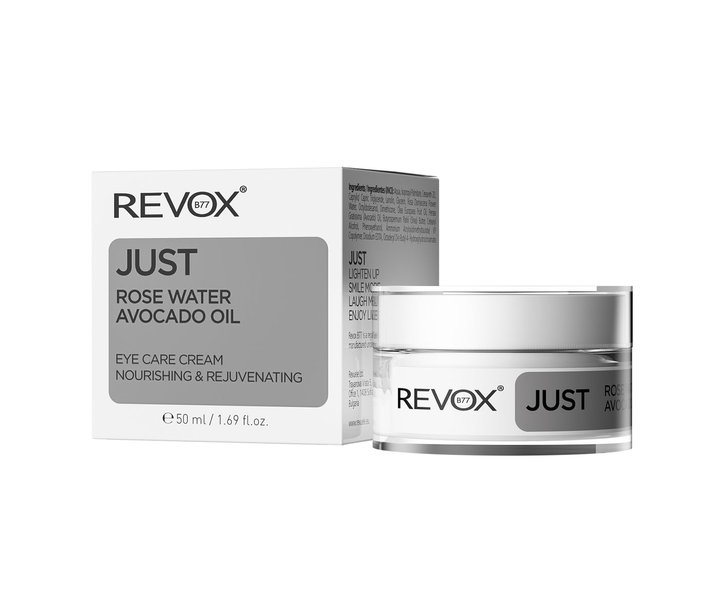 Just Eye Care Cream Rose Water Avocado Oil - 50ml