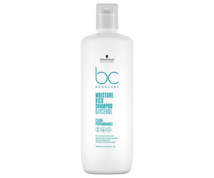 Bonacure Moisture Kick Shampoo - 1000ml