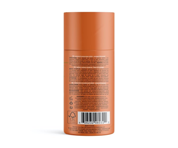 Mineral Sunscreen SPF30 Orange Blossom Plastic Free - 85gr.
