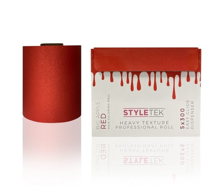 Big Apple Red Embossed Folie - 100M