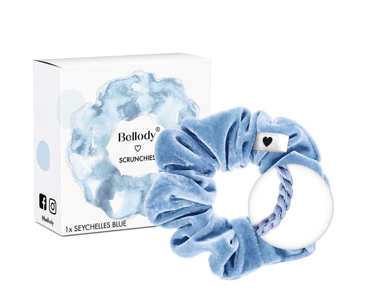 Scrunchie Haargummie - Lichtblauw