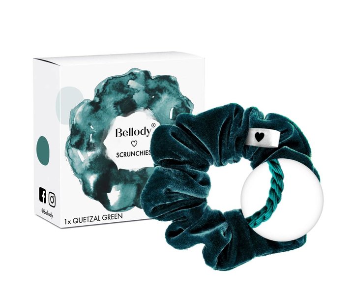 Scrunchie Haargummie - Quetzal Groen
