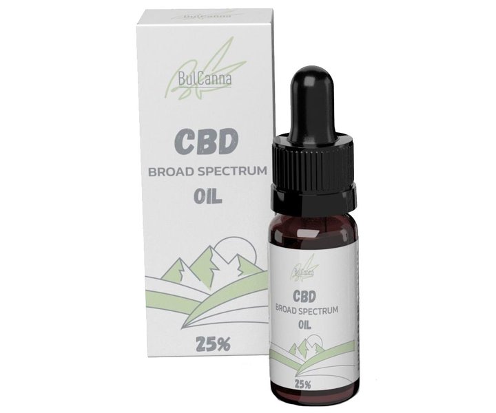 CBD Oil 25% Broad Spectrum - 10ml