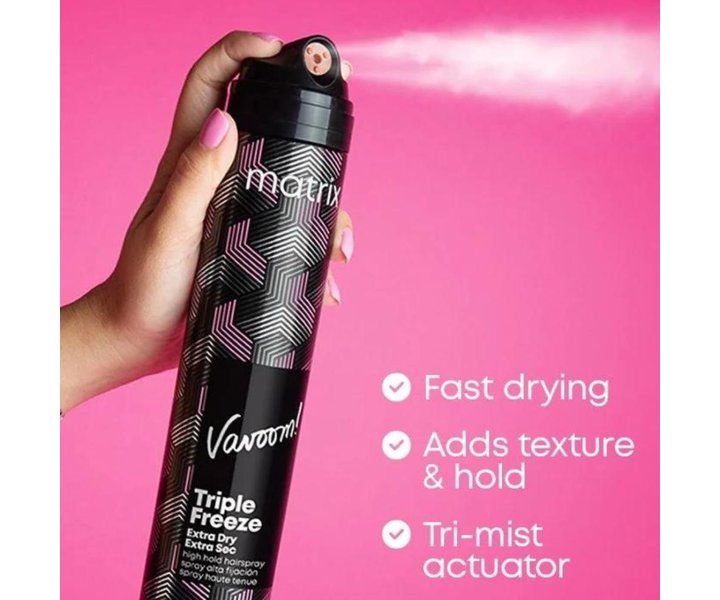 Vavoom Triple Freeze Extra Dry Hairspray - 300ml