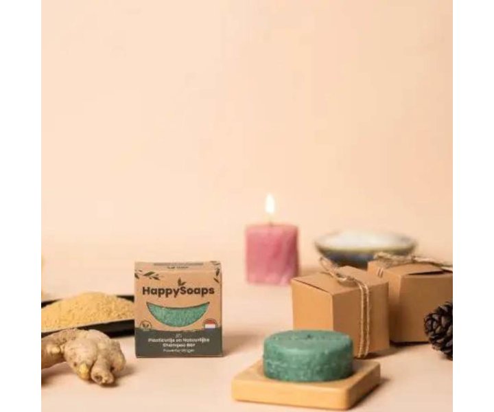 Plasticvrije Natuurlijke Shampoo Bar Powerful Ginger - 70g