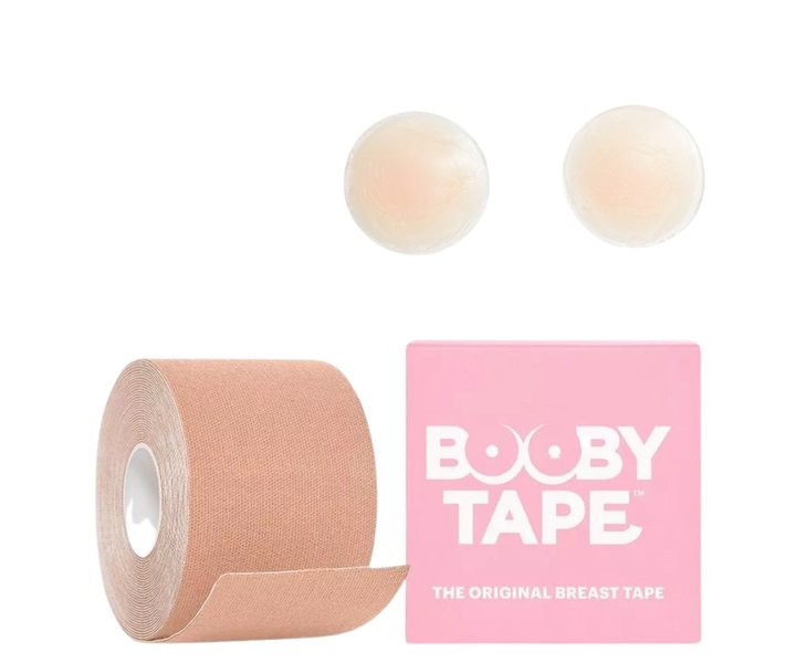 Breast Tape & Silicone Nipple Cover Set
