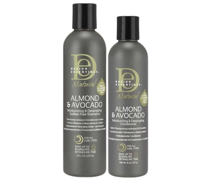 Natural Almond & Avocado Moisturizing & Detangling - Set