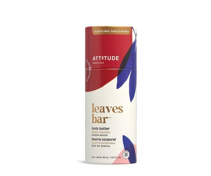 Leaves Bar Plasticvrije Body Butter Stick Sandalwood - 85ml