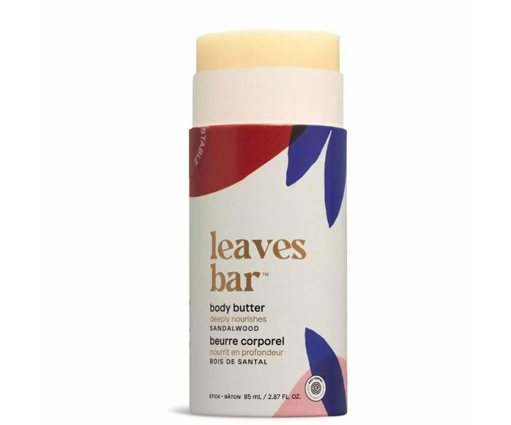 Leaves Bar Plasticvrije Body Butter Stick Sandalwood - 85ml