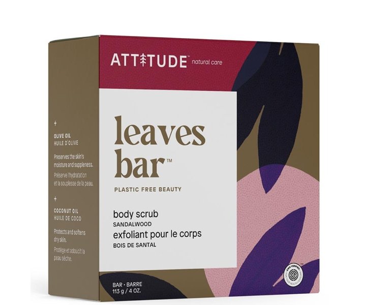 Leaves Bar Plasticvrije Body Scrub Sandalwood - 113gr