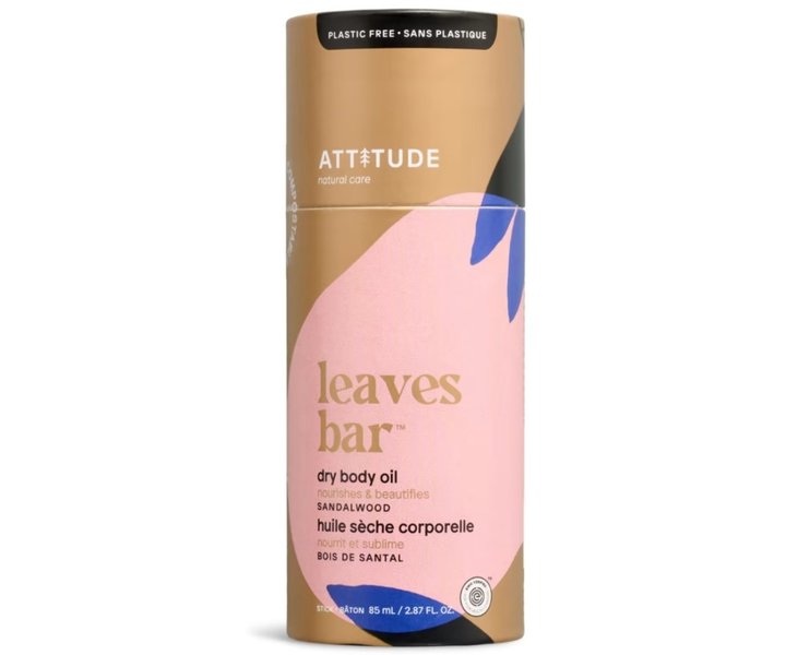 Leaves Bar Plasticvrije Dry Body Oil Stick Sandalwood - 85ml