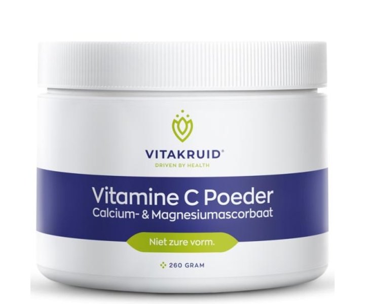 Vitamine C Poeder Calcium- & Magnesiumascorbaat - 260gr.