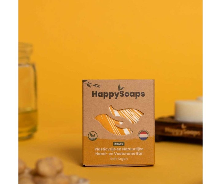 Soft Argan Hand- en Voetcrème Bar - 40gr