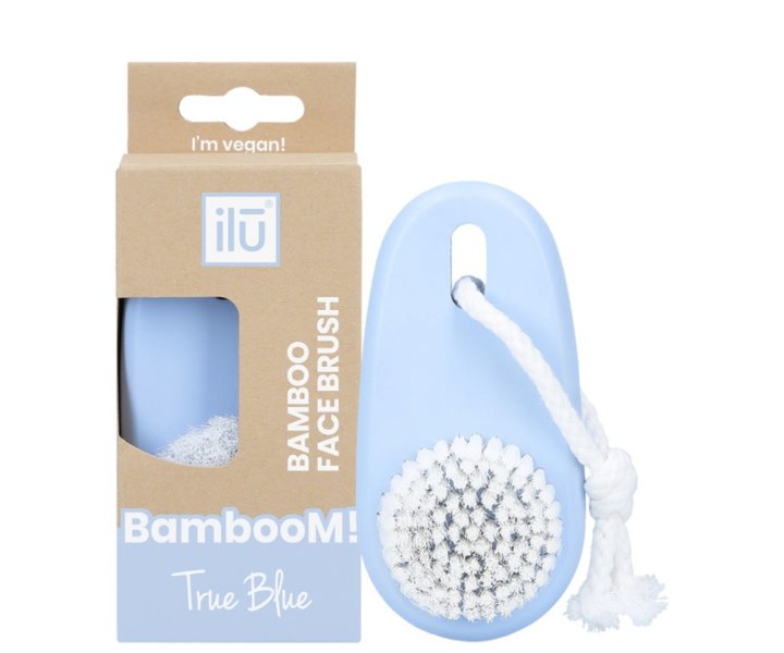 Bamboom! Face Brush Bamboo - True Blue