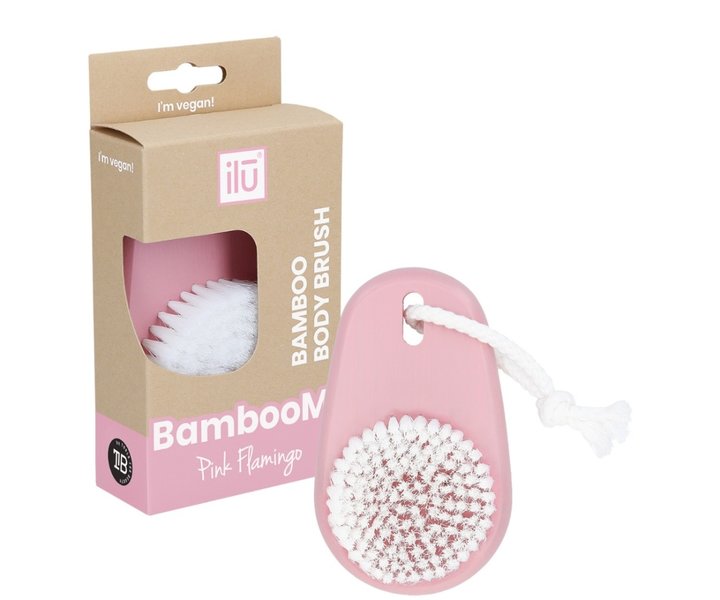 Bamboom! Body Brush Bamboo - Pink Flamingo