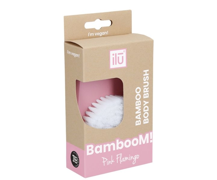Bamboom! Body Brush Bamboo - Pink Flamingo