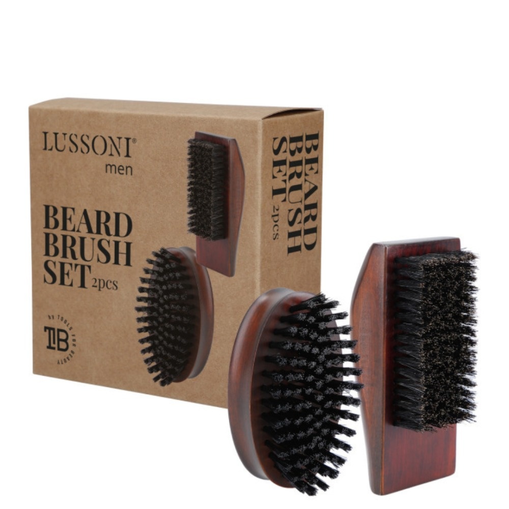 Lussoni Beard Brush Set 5903018920450