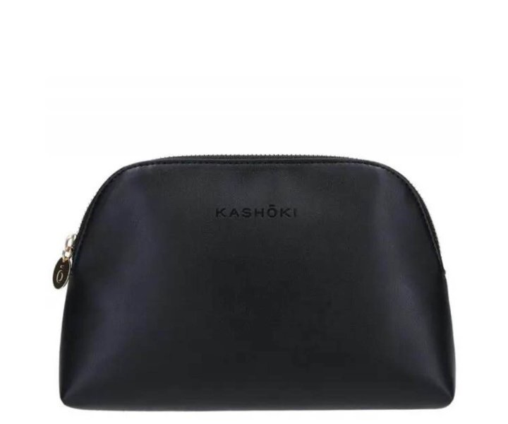 Beauty Bag Vegan Leather - Black