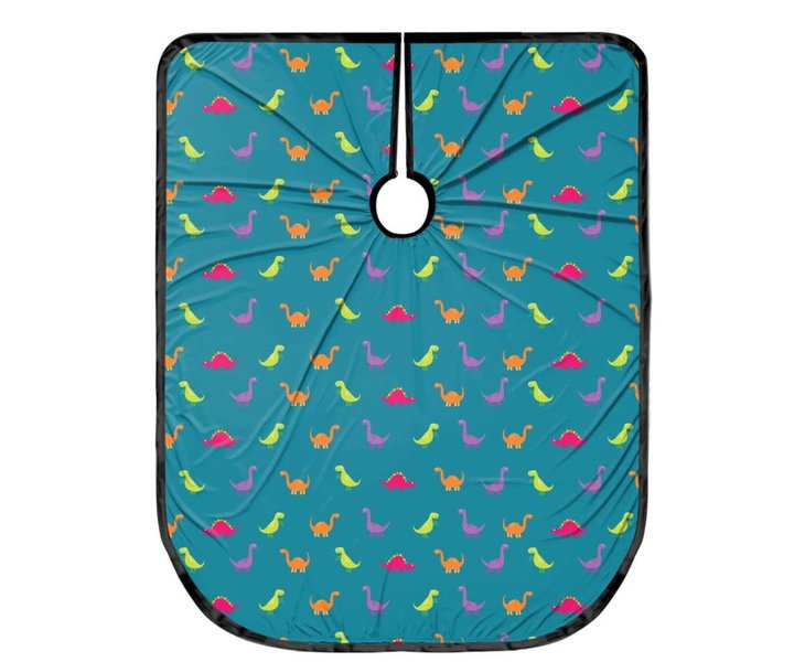Smiling Dino Styling Cape met drukknopen- 91x74cm