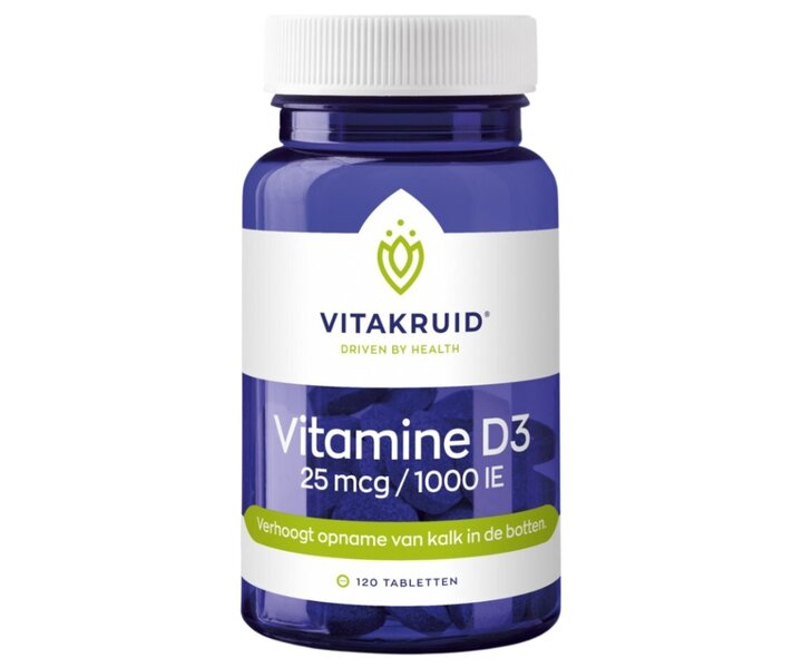 Vitamine D3 25 mcg / 1000 IE - 120pcs