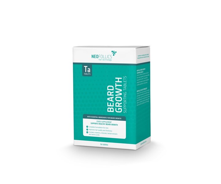 Beard Growth Supporting Tablets - 2x60st