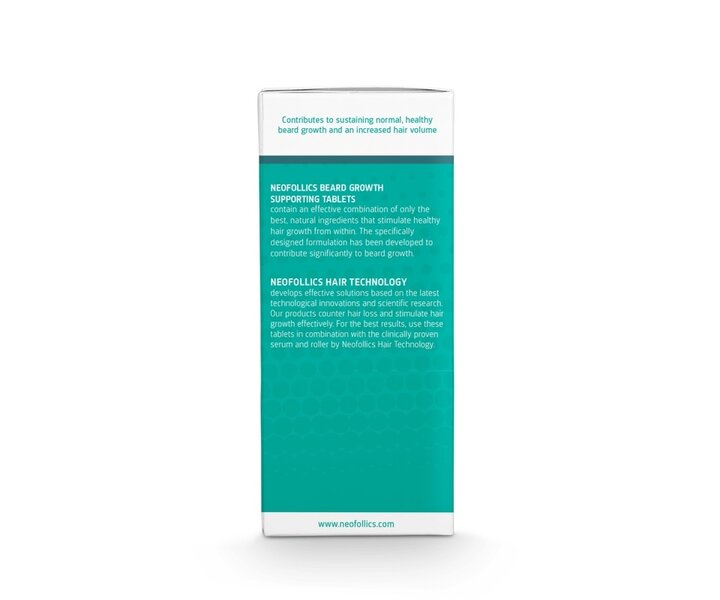 Beard Growth Supporting Tablets - 2x60st