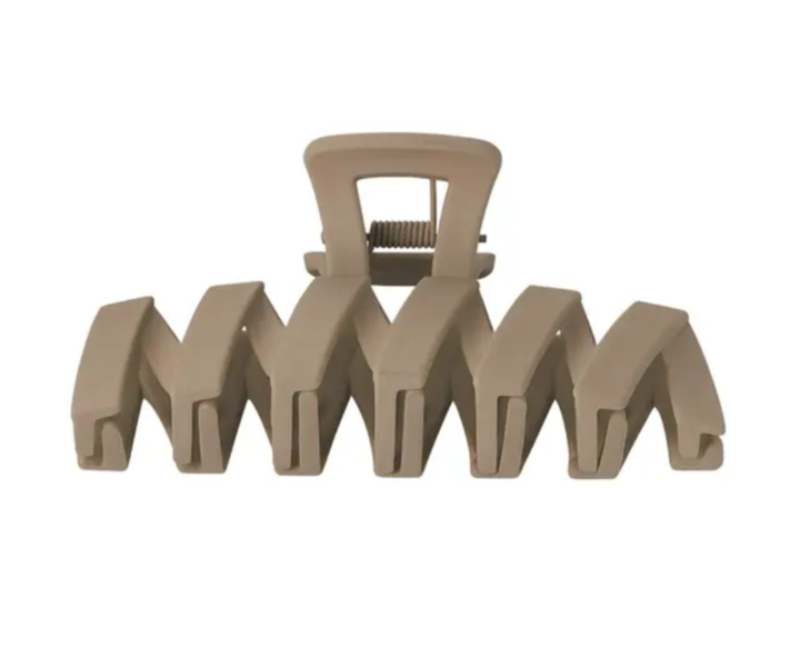 Hairclip Zigzag Camel