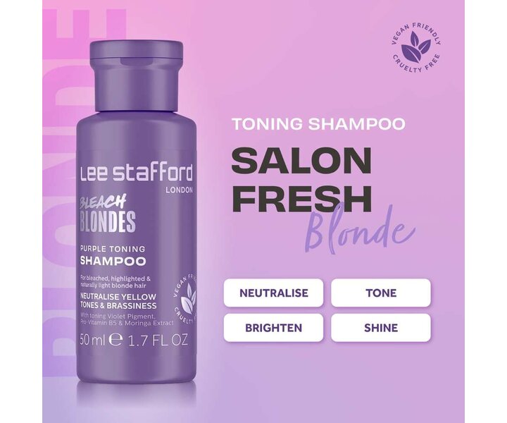 Bleach Blondes Purple Toning Shampoo - 250ml