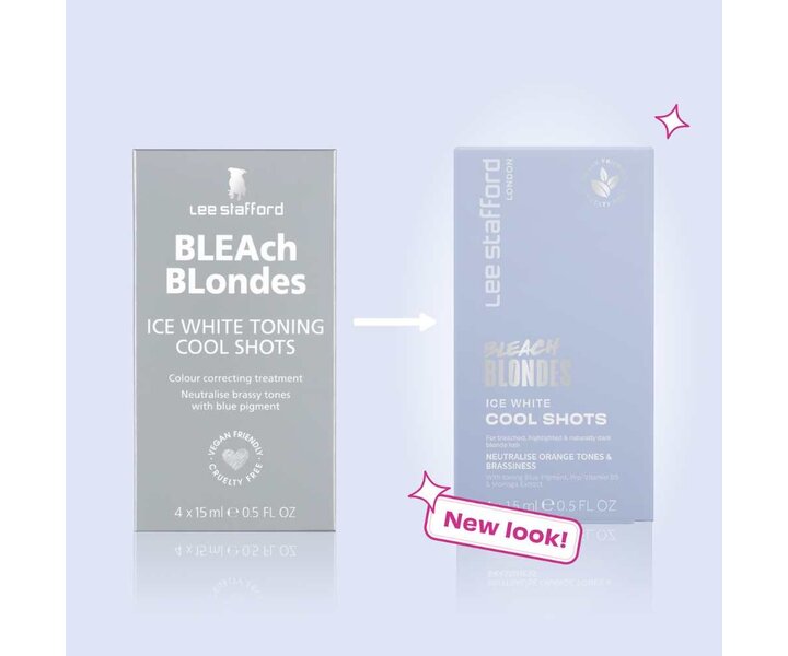 Bleach Blondes Ice White Toning Cool Shots - 4x 15ml
